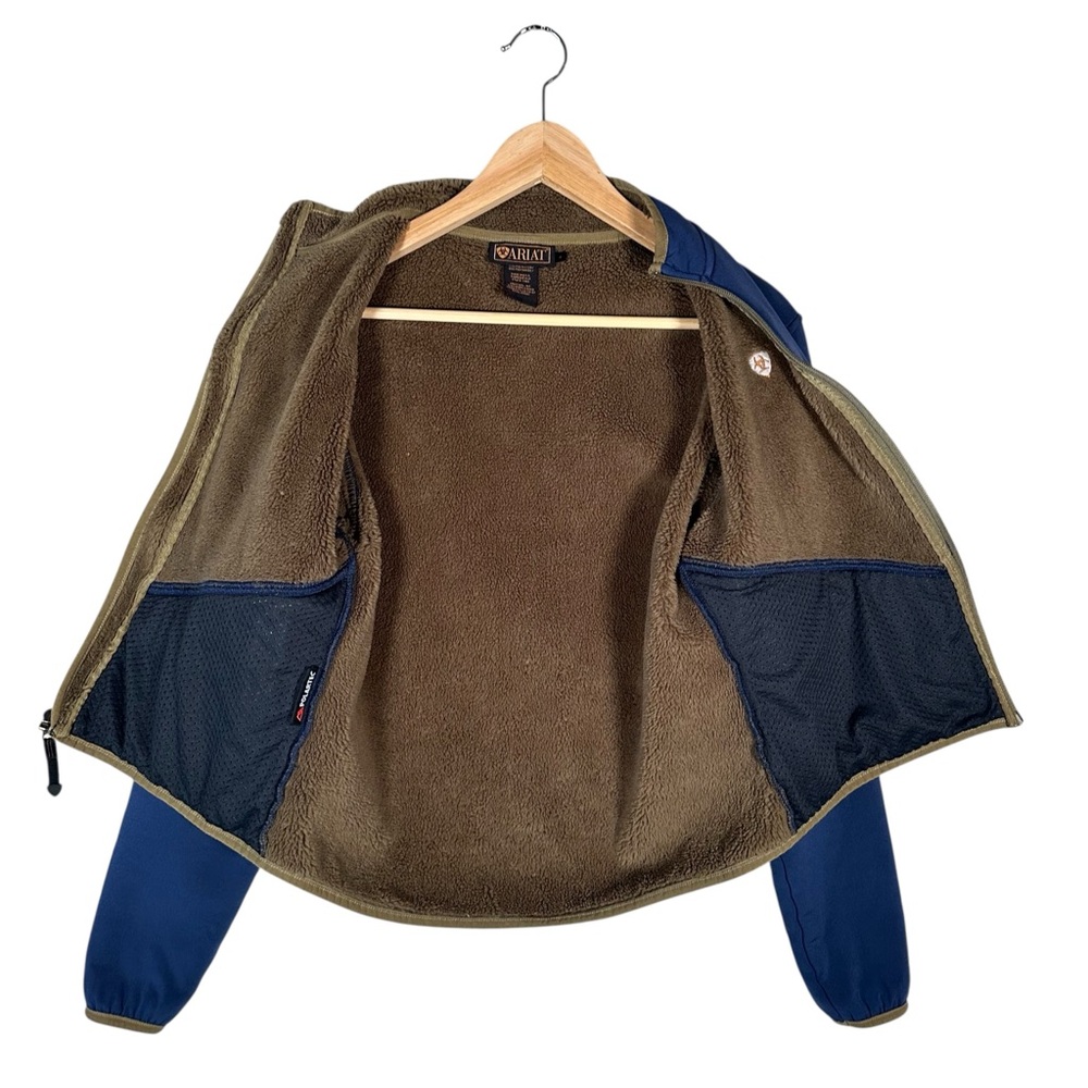 ARIAT Fleece-Lined Soft Shell Equestrian Polartec Jacket - Picture 6 of 8